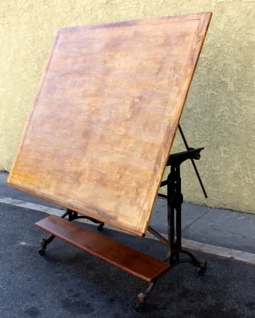 Industrial Style Drafting Table