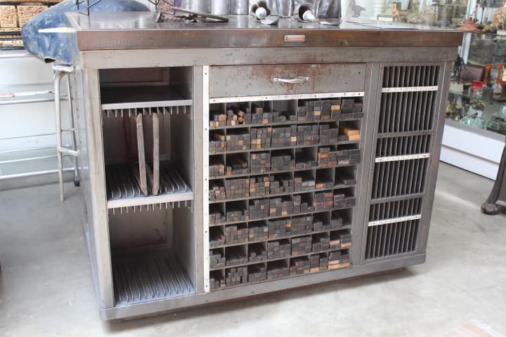 Hamilton Letterpress Table/ Island