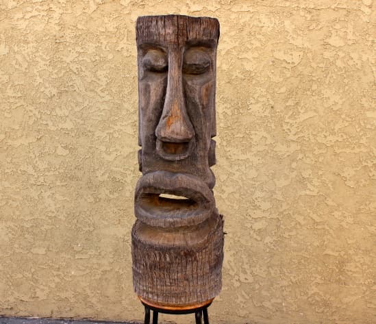 Carved Hawaiian Tiki