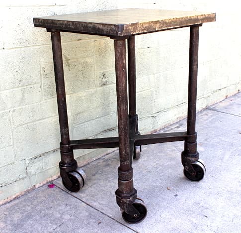 Typesetters Brass Top Table from Denver Post