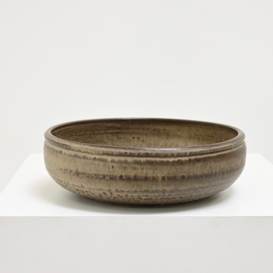 Large Art Pottery Bowl - Bruce Anderson, California c. 1960s
