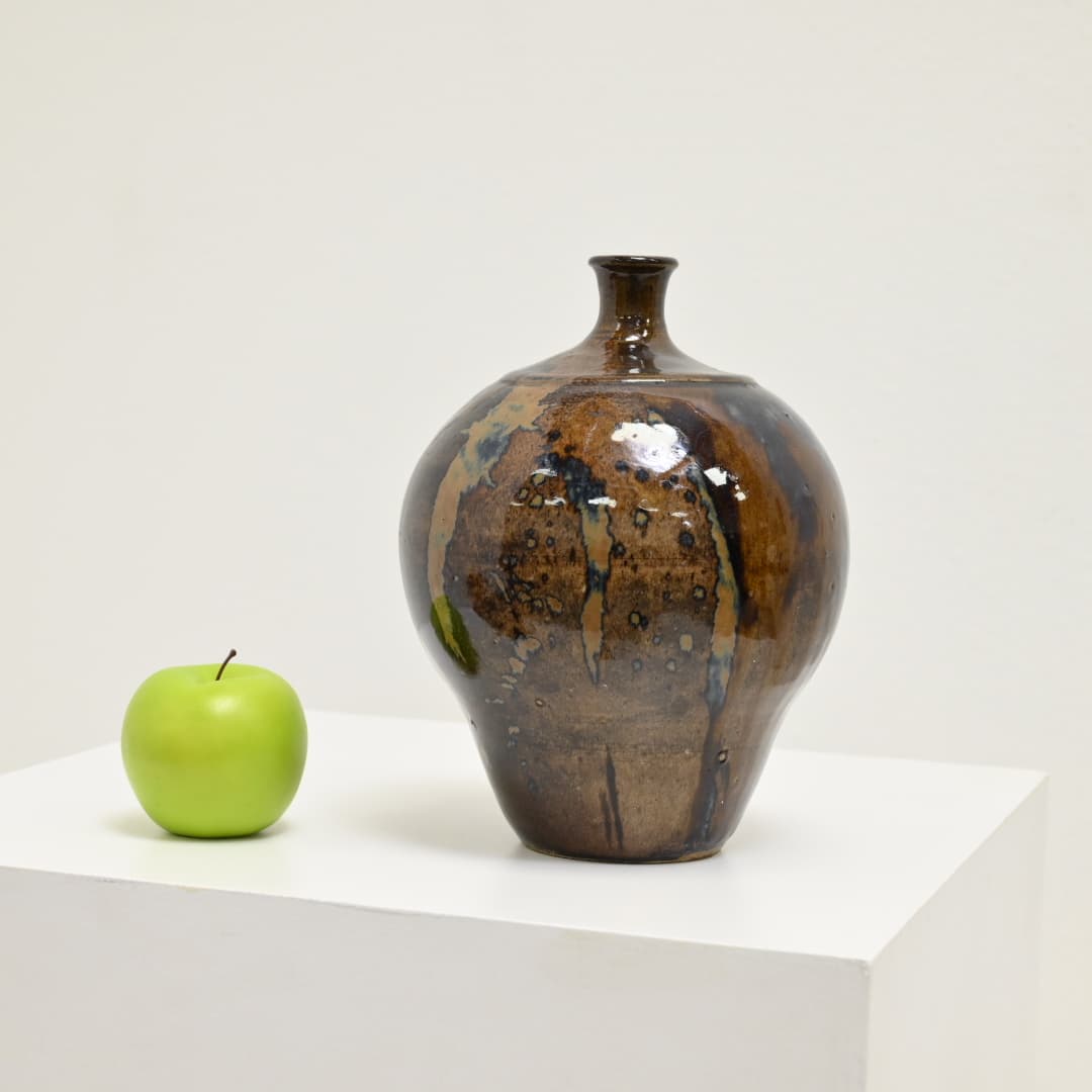 Large Stoneware Vase, c. 1970s
