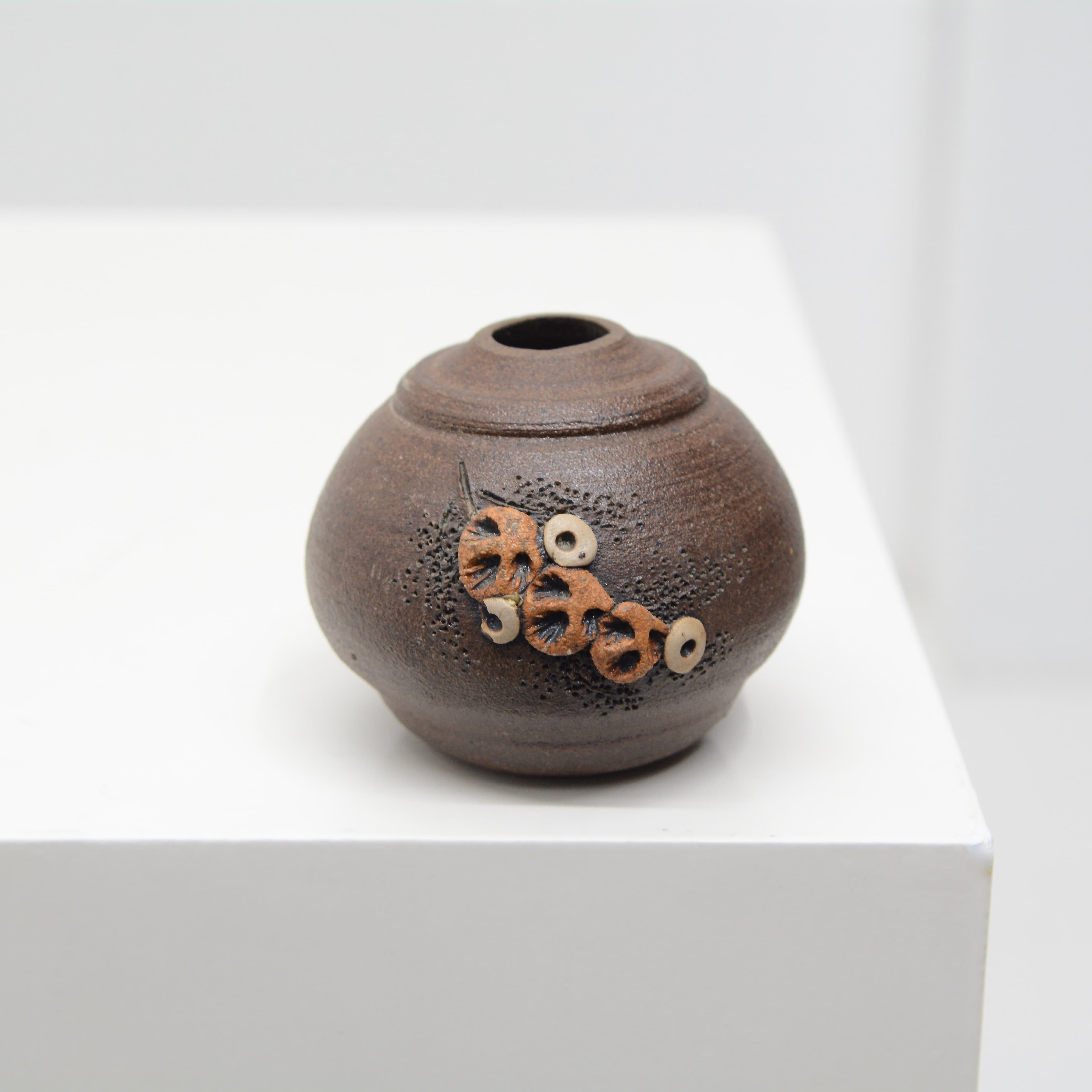 Stoneware Weed Pot - Signed American Studio Craft, c. 1970s