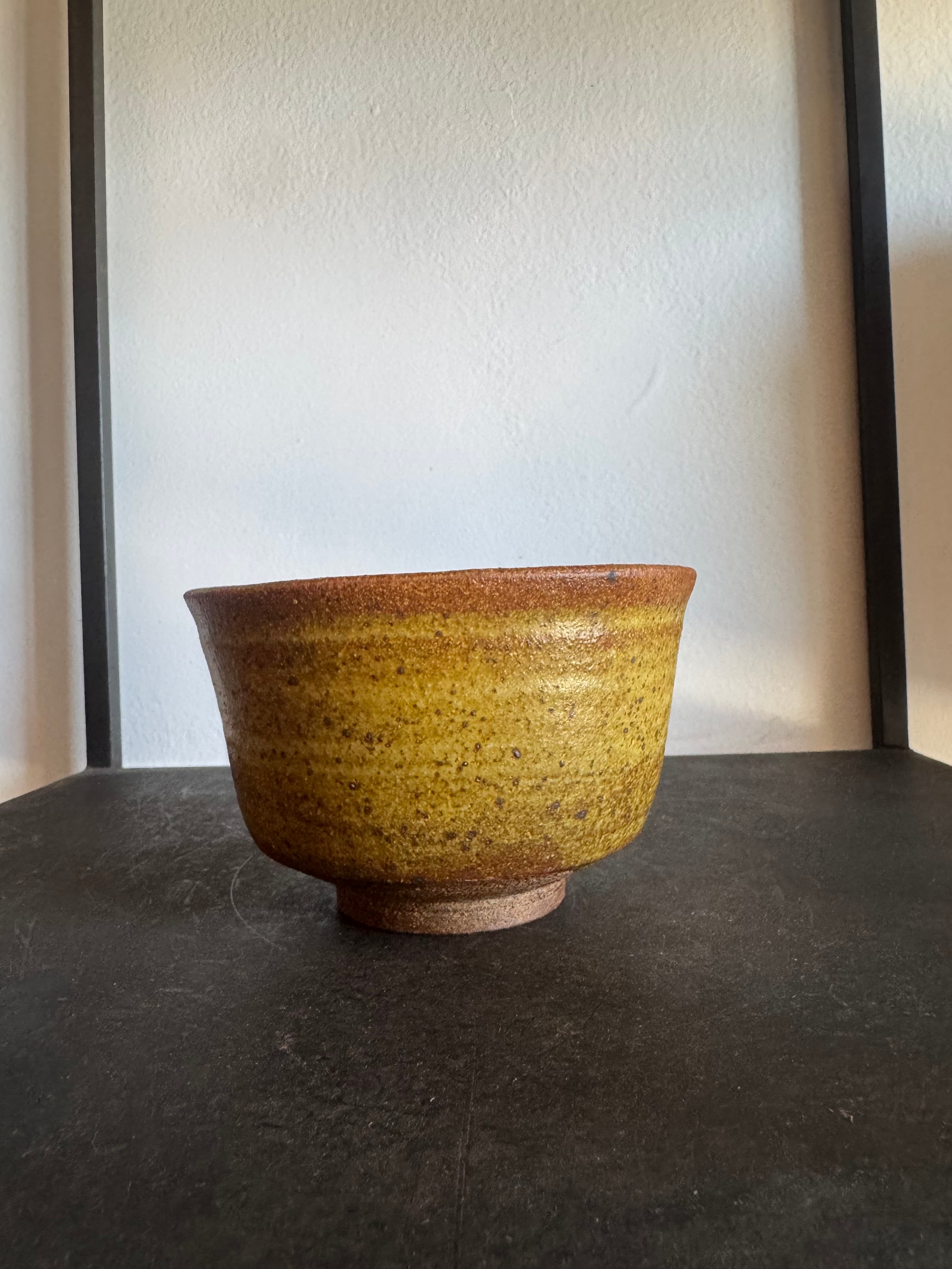 Mustard Shoshi Tea Bowl