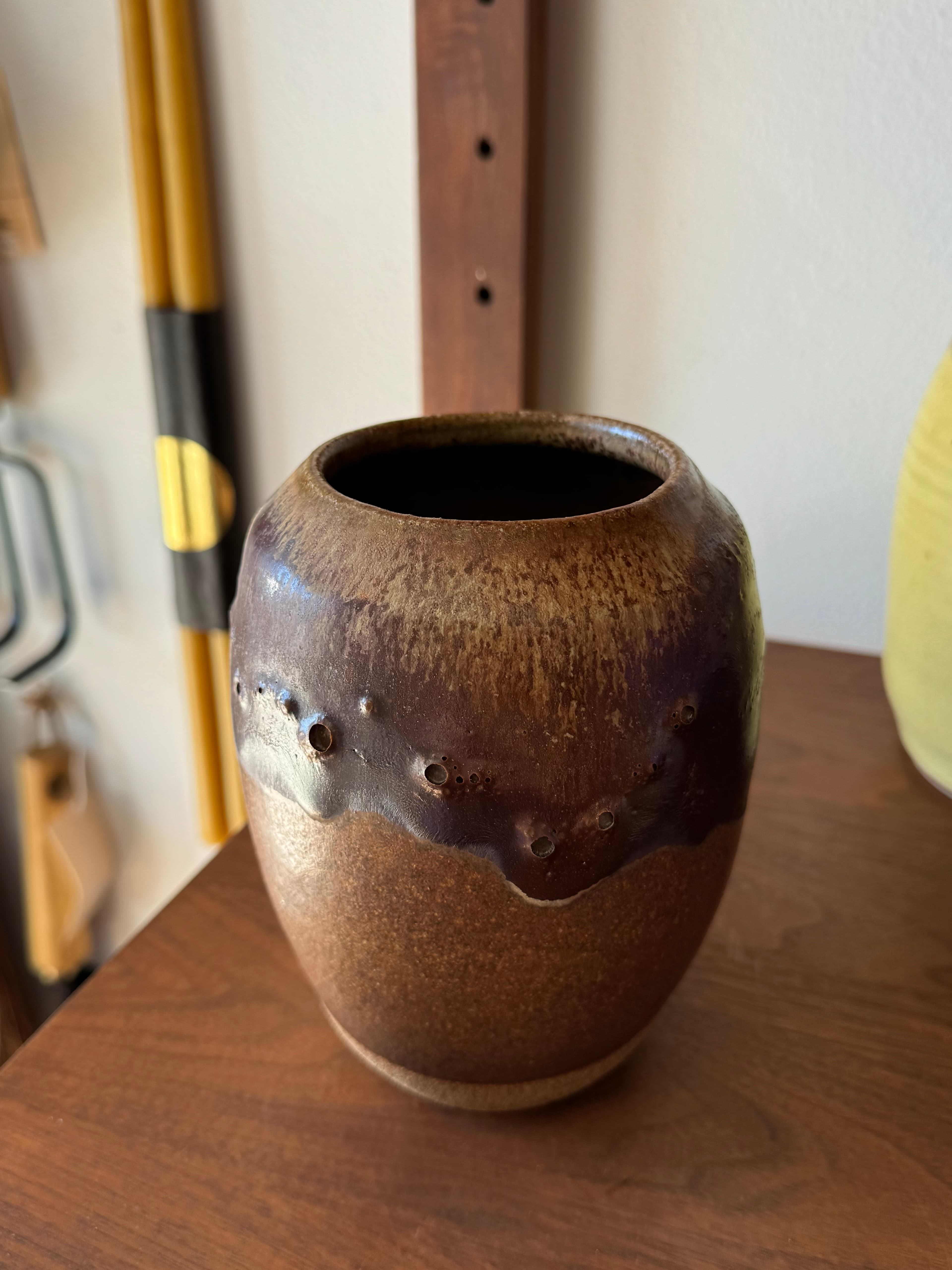 'Earth' Brown Small Shoshi Vase