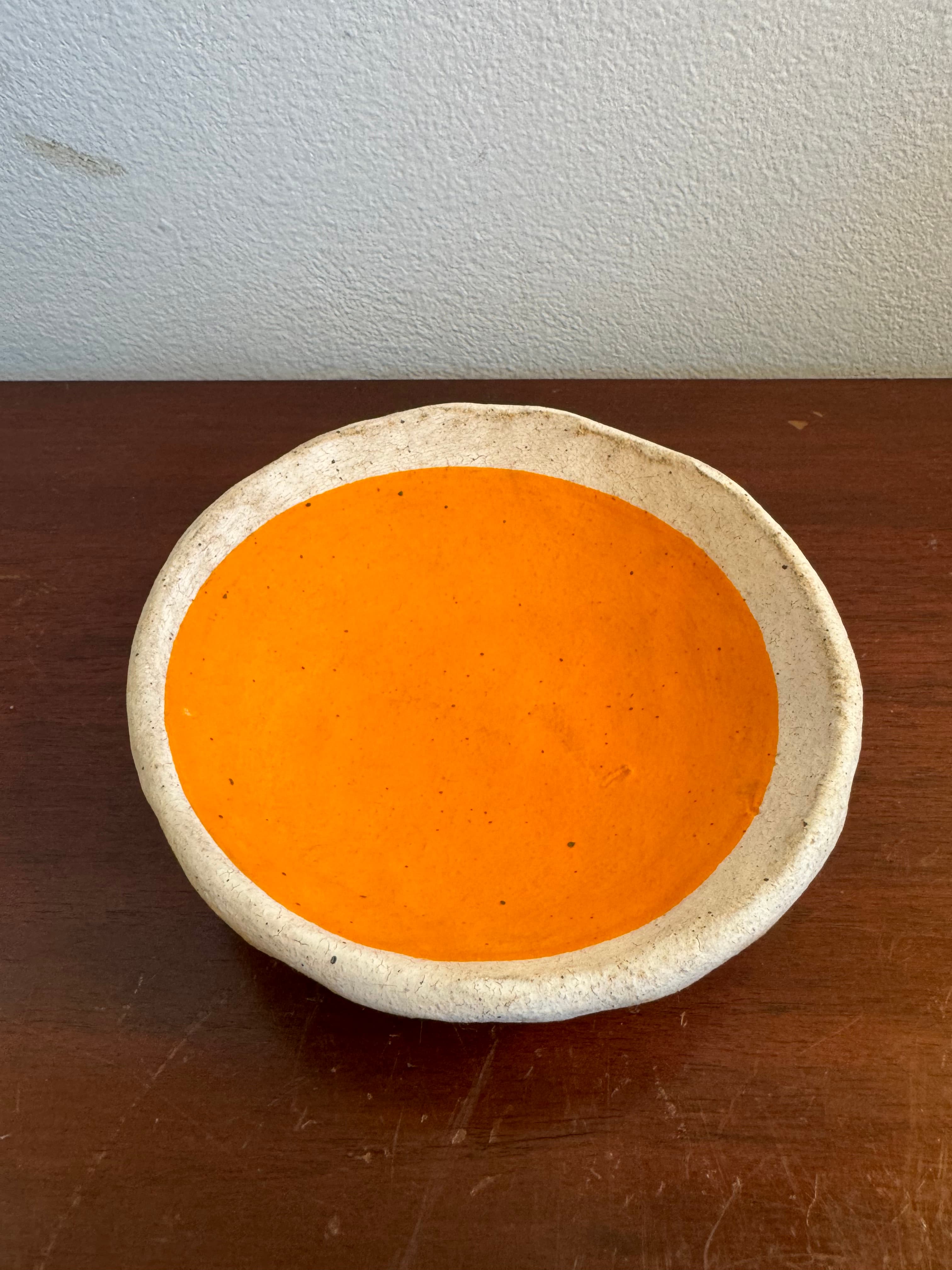 Orange Ceramic Dish