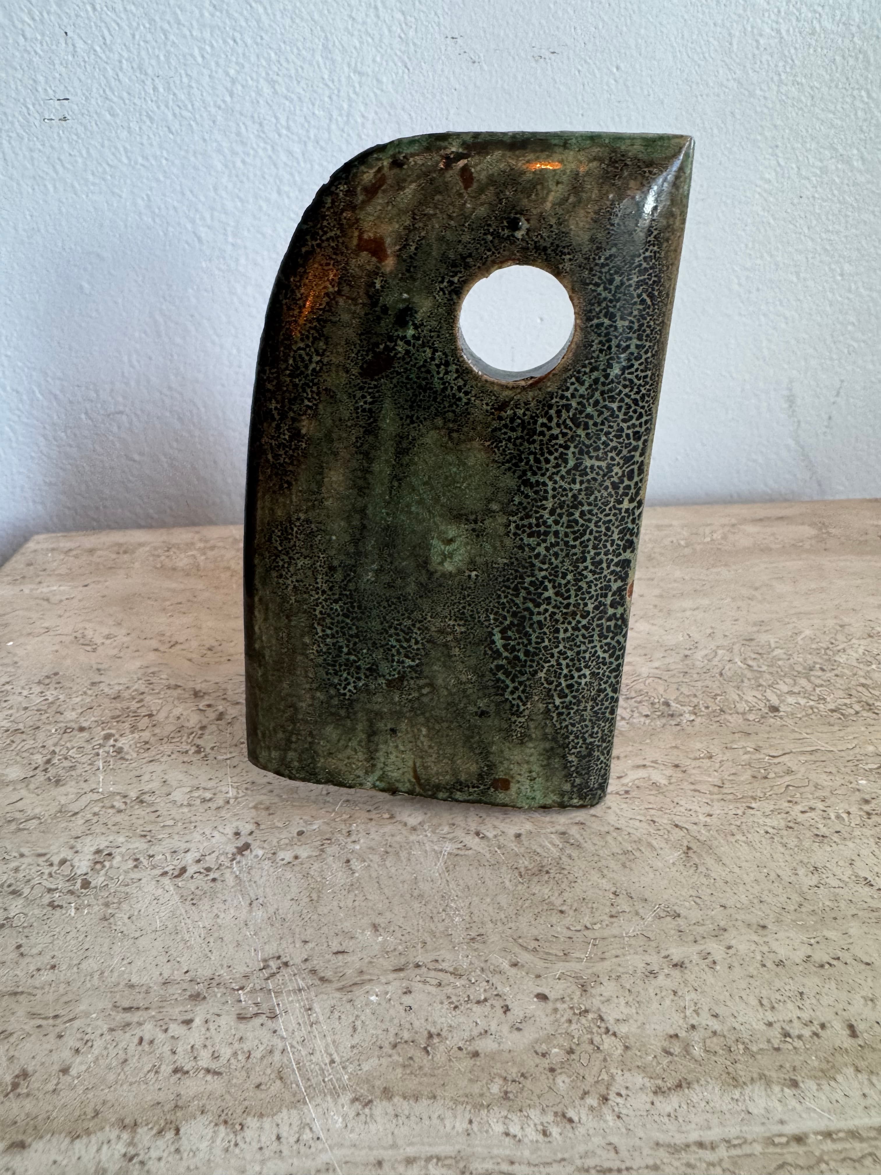 Vintage Ceramic Abstract Sculpture