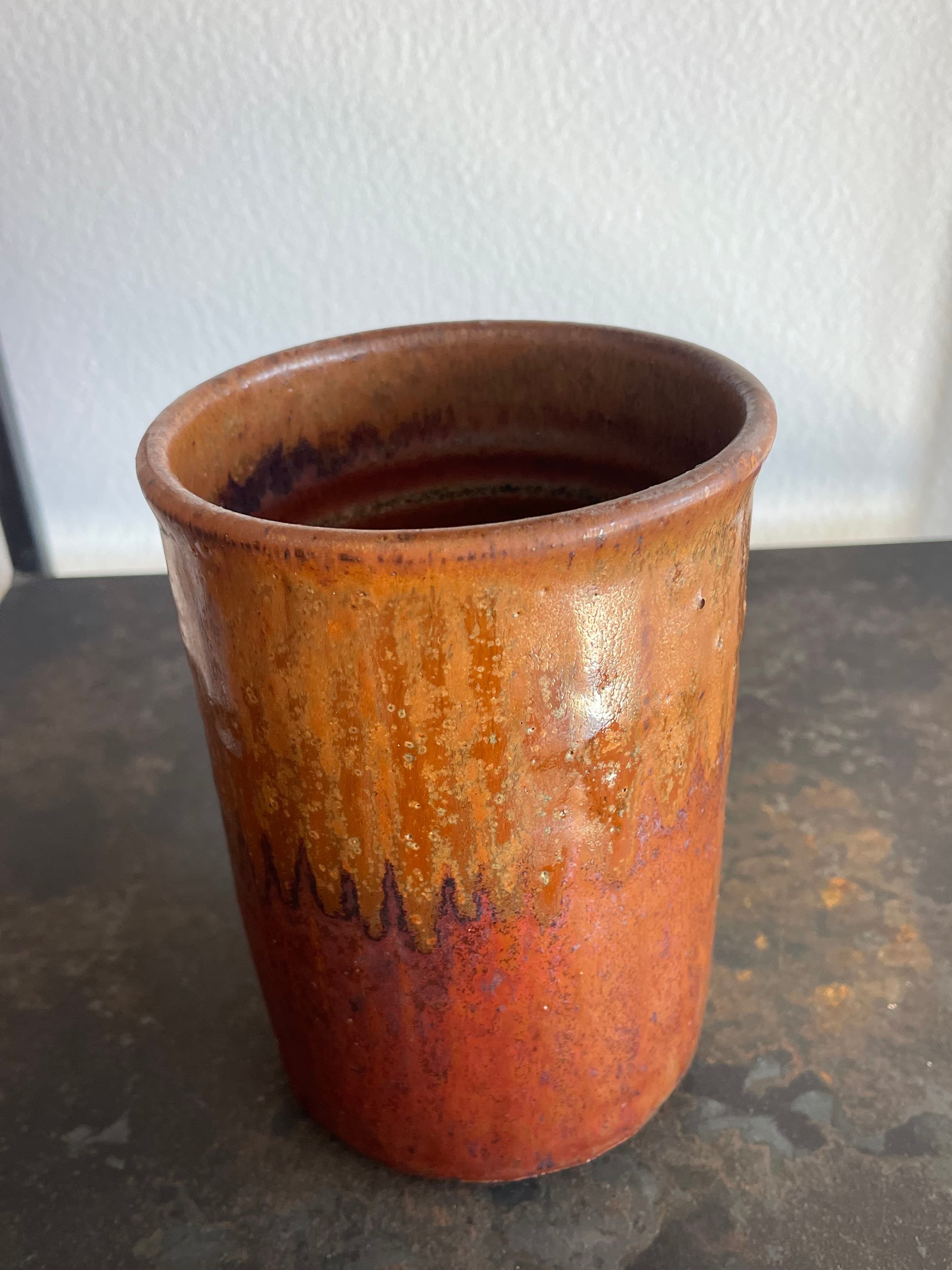 Brown Glaze Ceramic Vessel