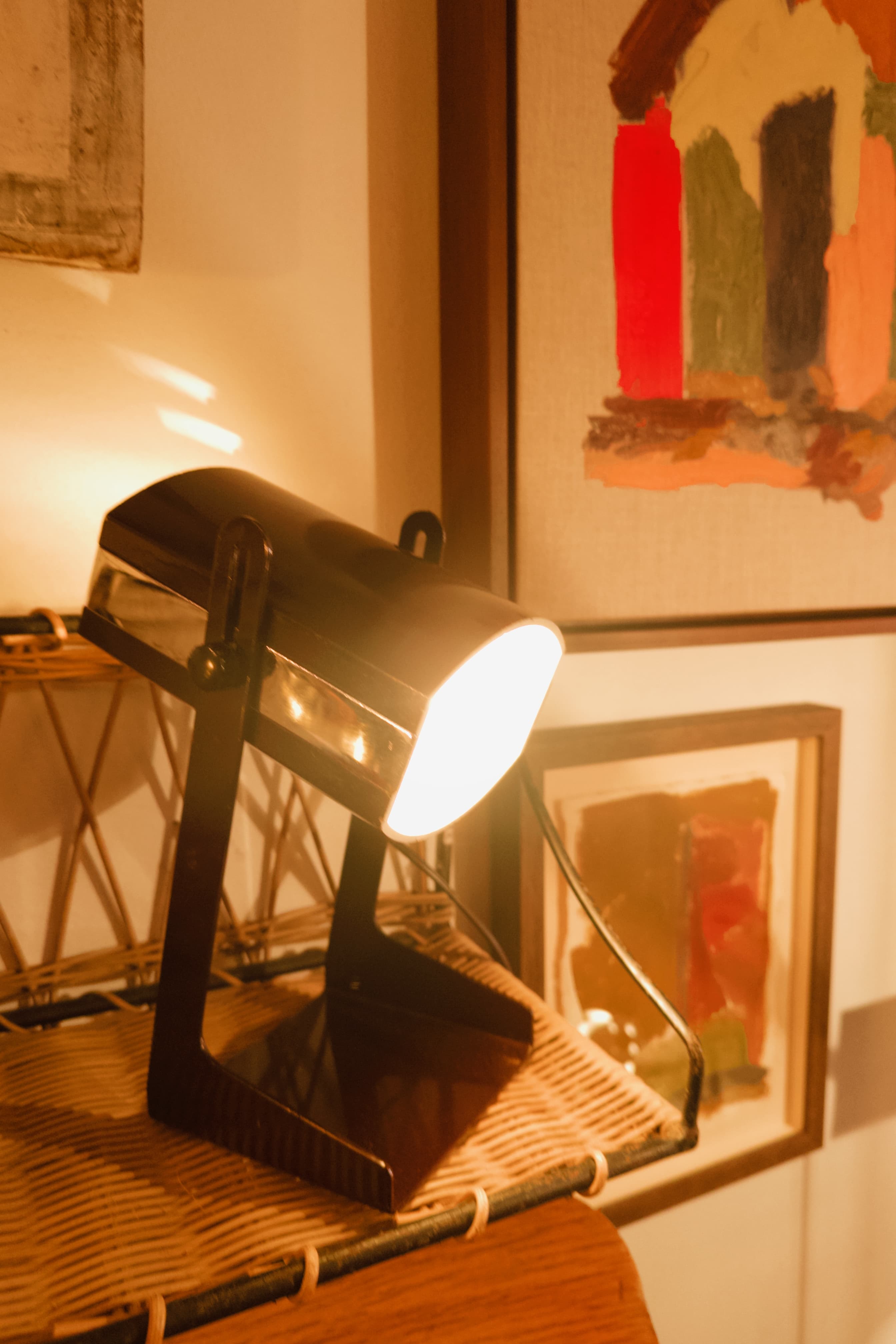 Vintage 'Elma' Desk Spotlight Lamp