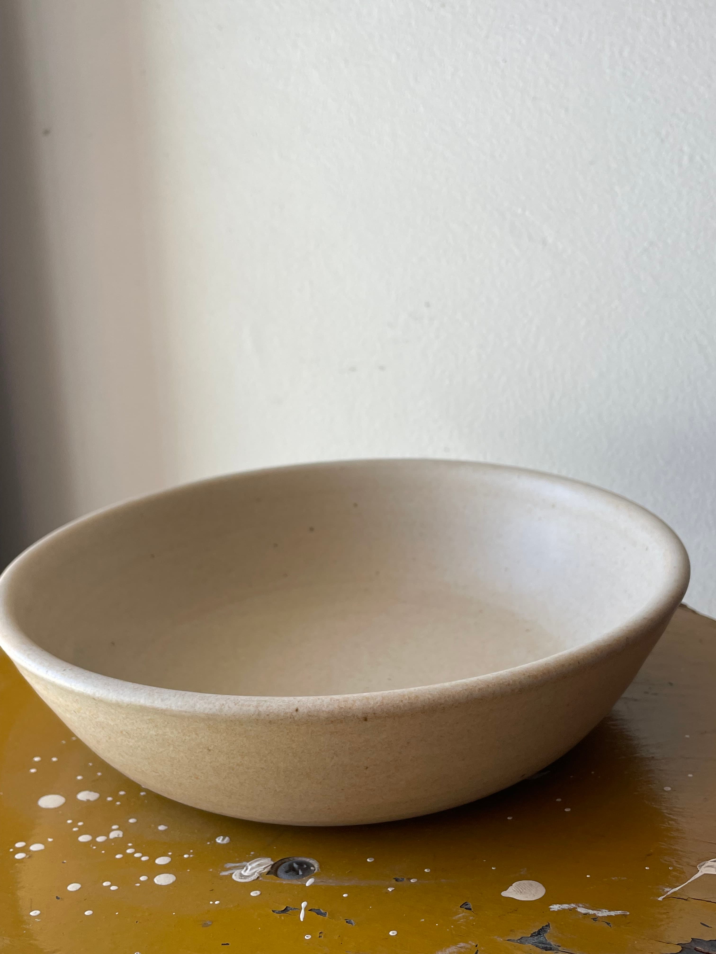 Neutral Ceramic Everyday Bowl