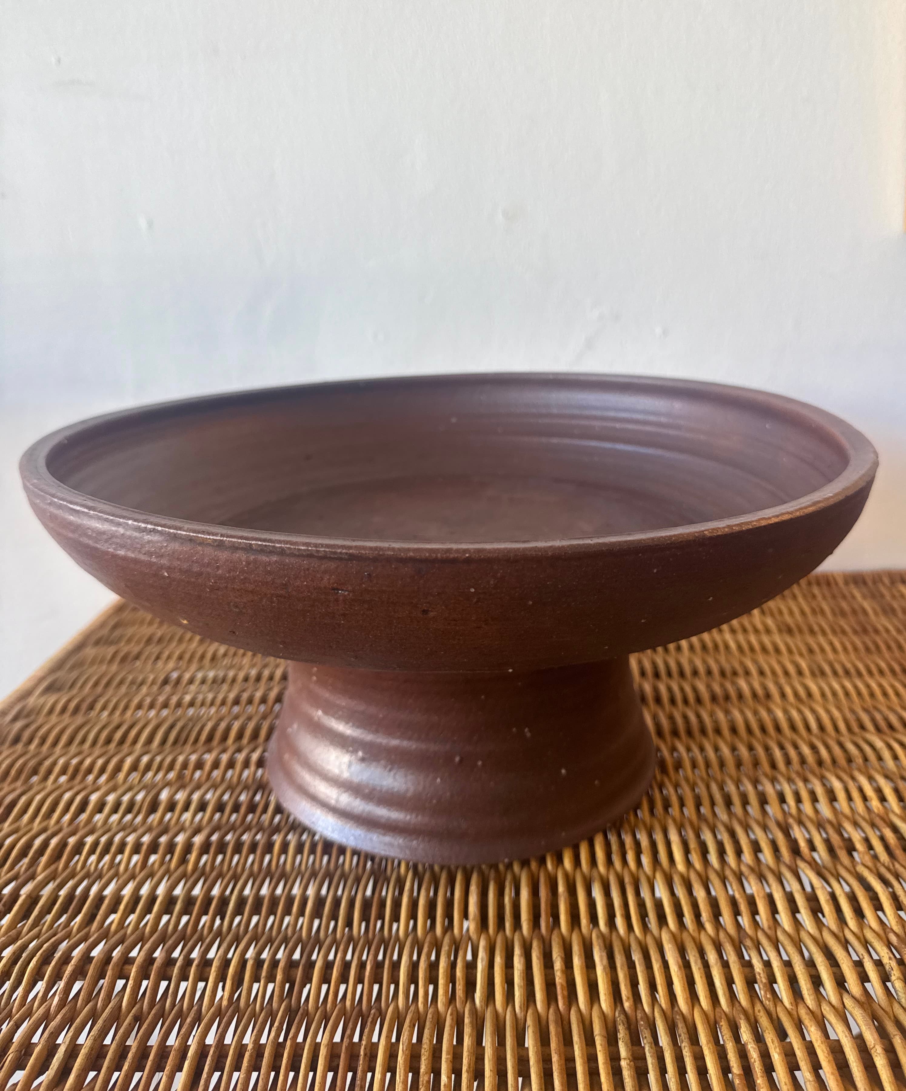 Footed Ceramic Fruit Bowl/ Platter