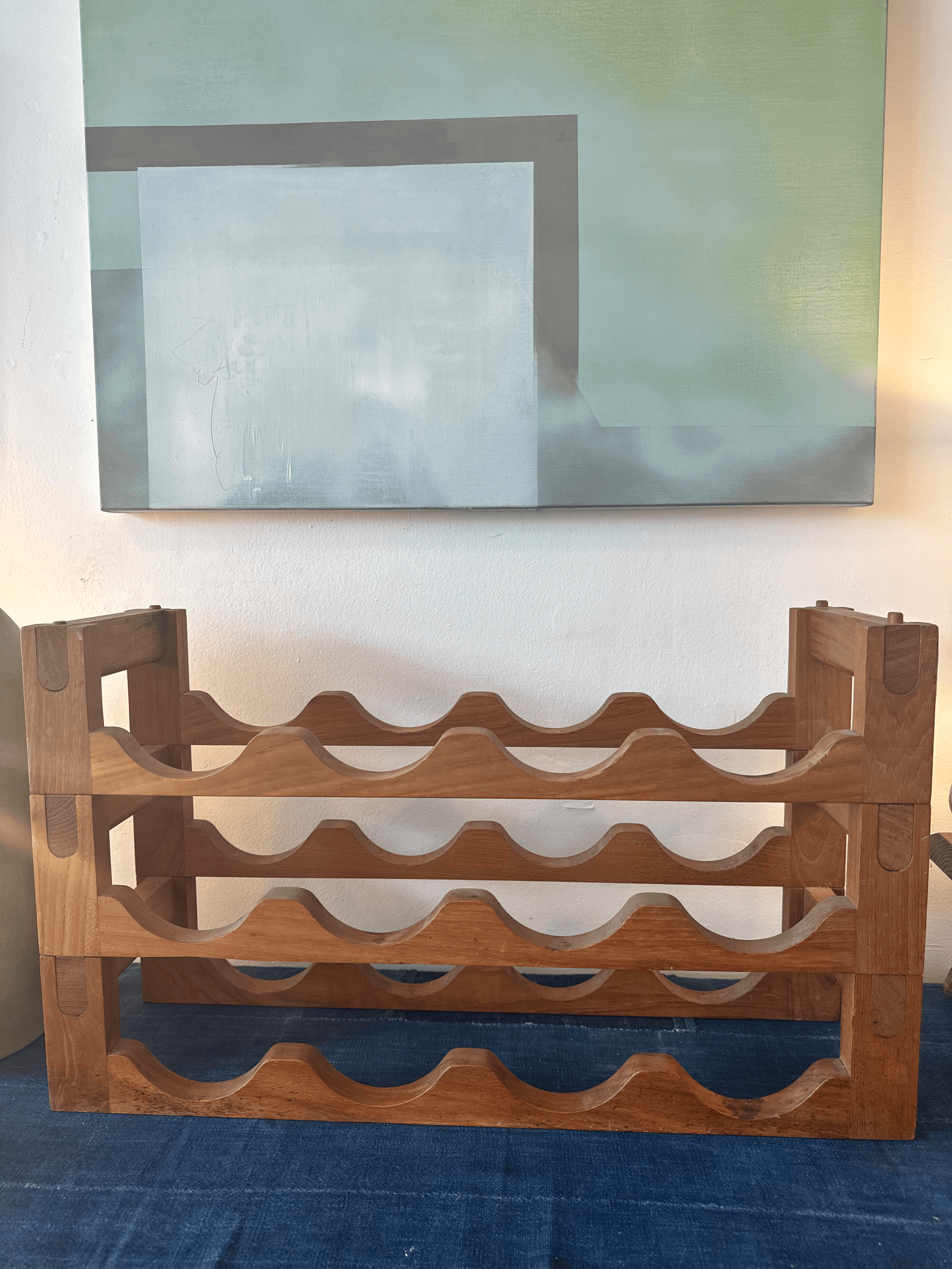 French Vintage Wine Rack