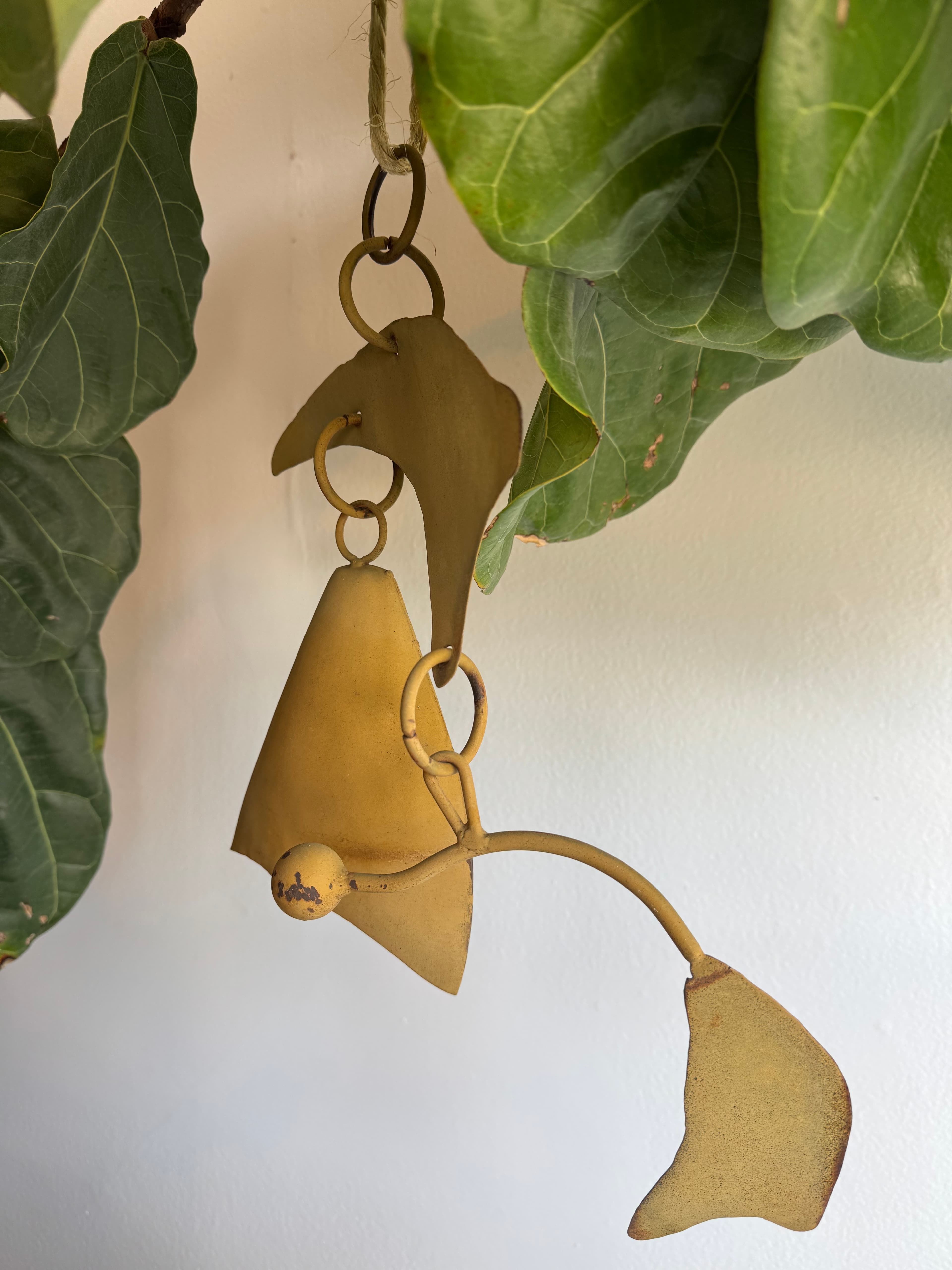 MCM Japanese Metal Abstract Bell