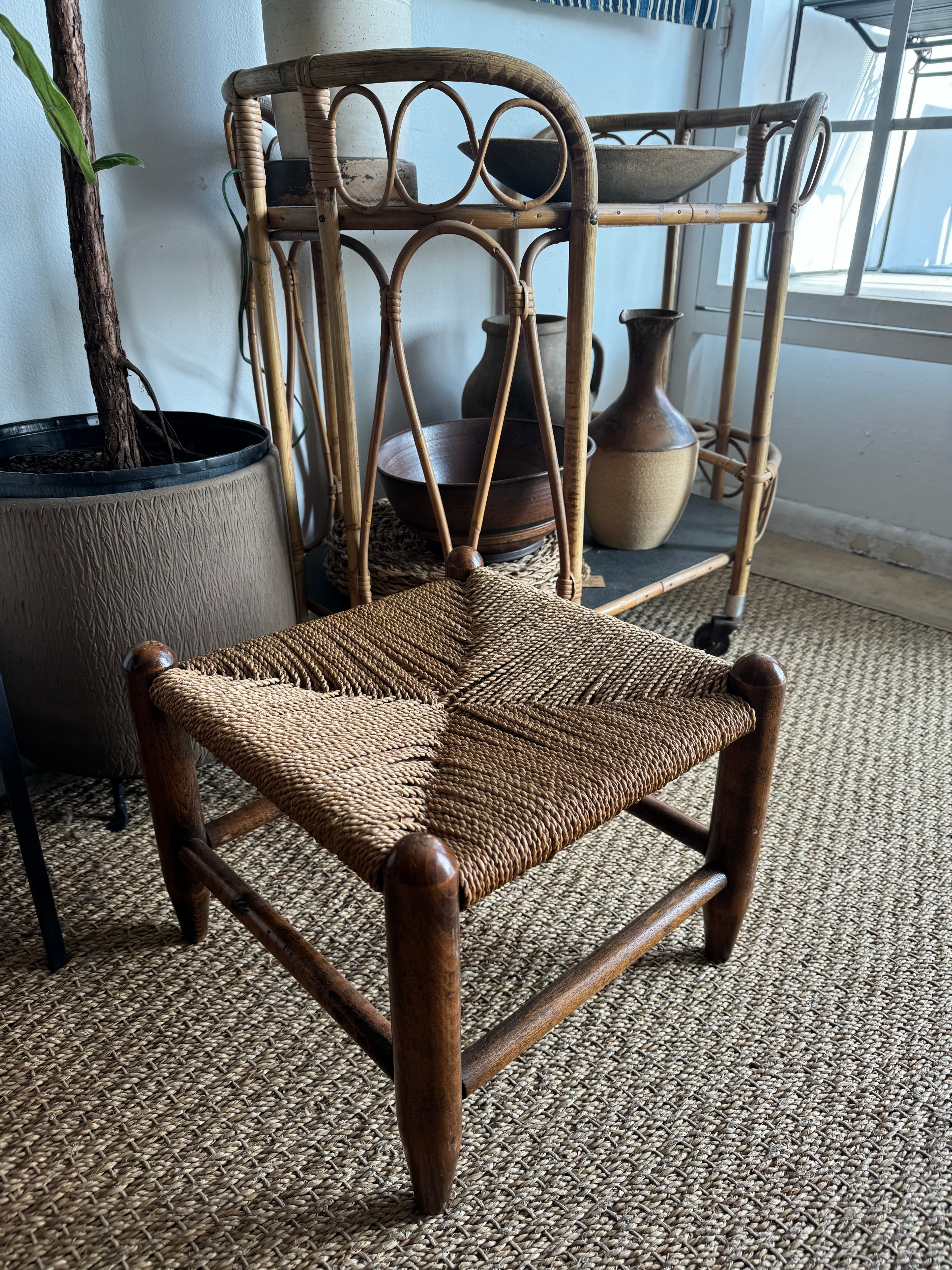1950's French Foot Stool