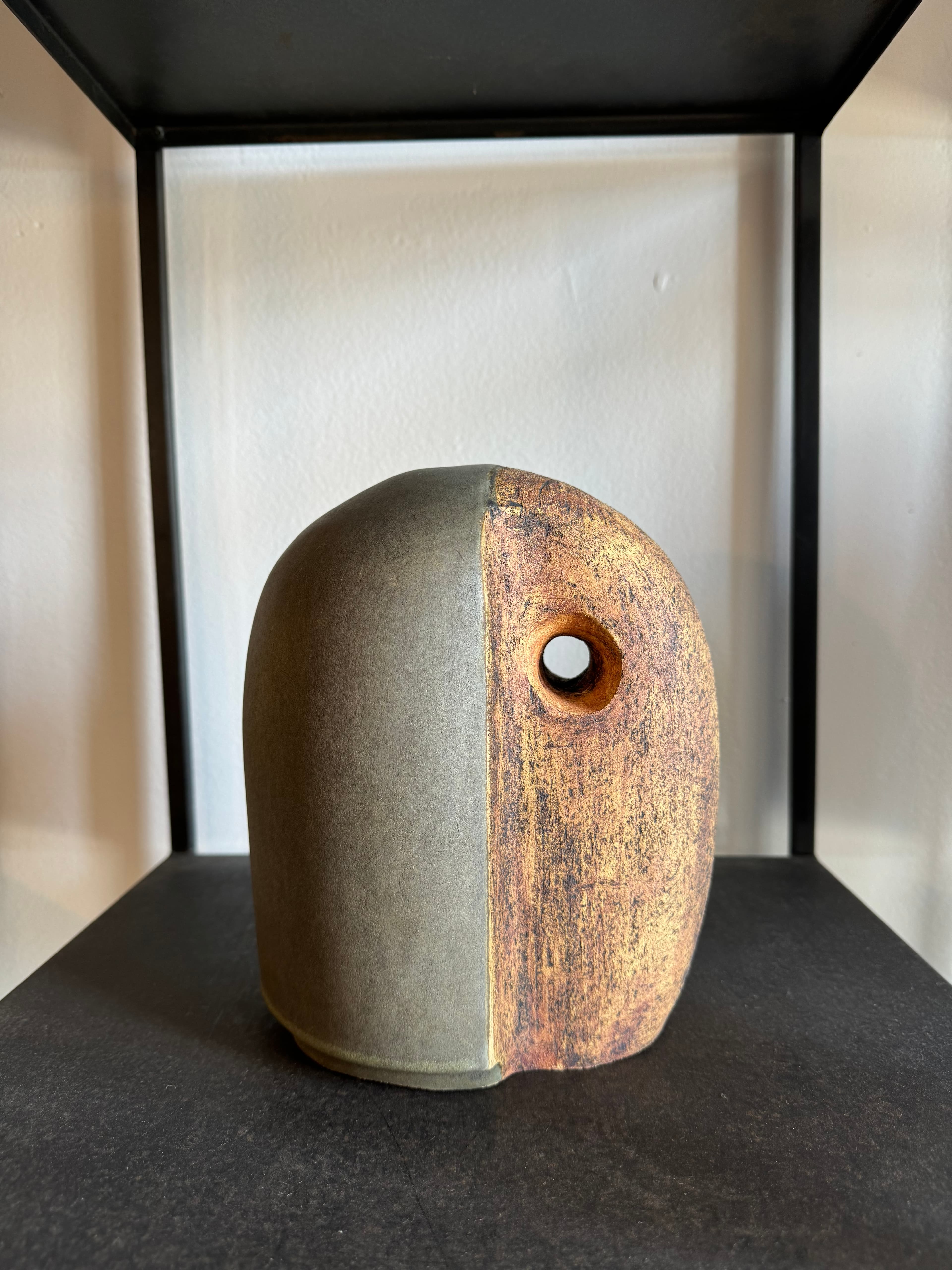 Non Dual Ceramic Sculpture - 2 Tone