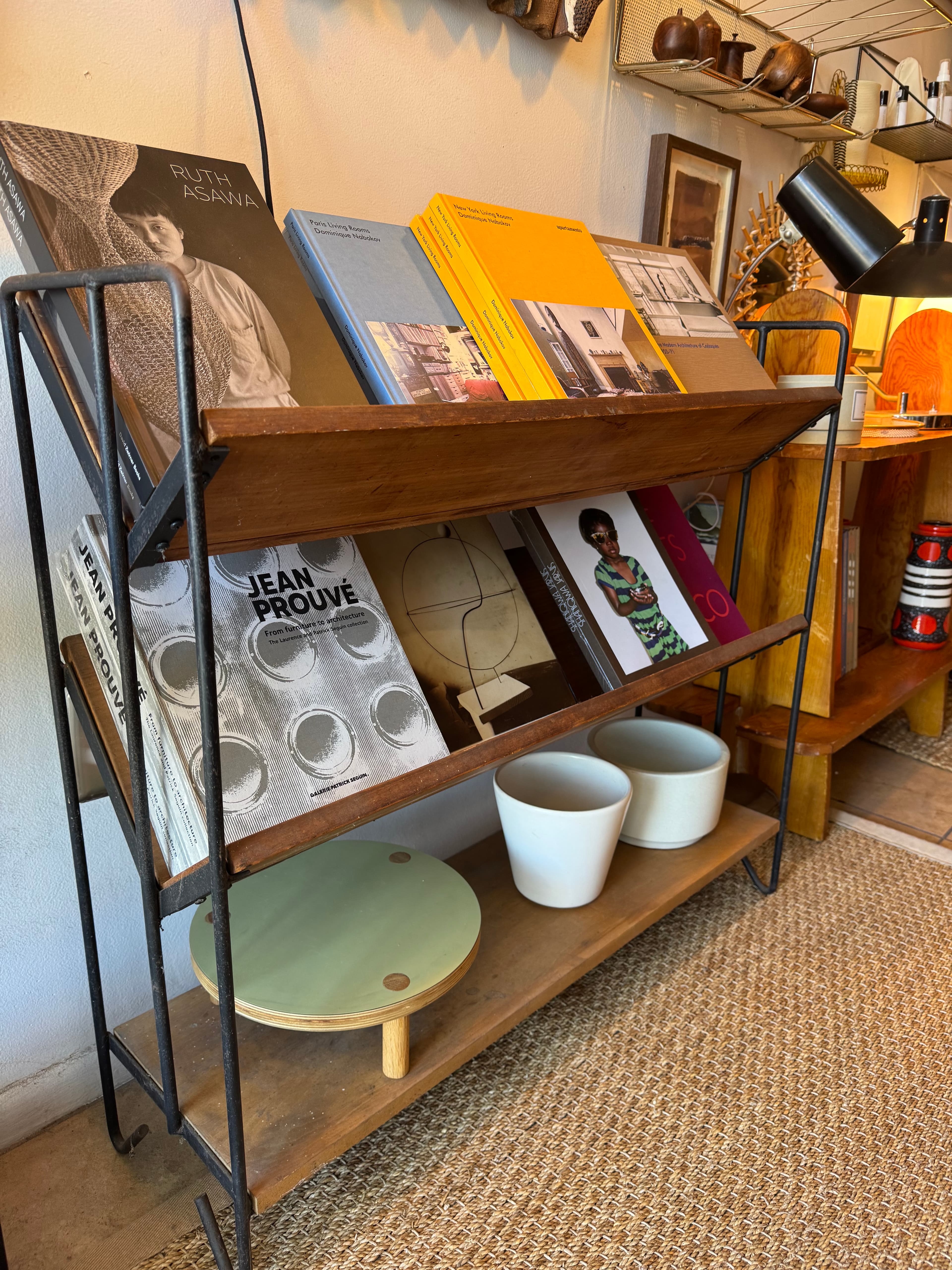1960's Muriel Coleman Iron Bookshelf