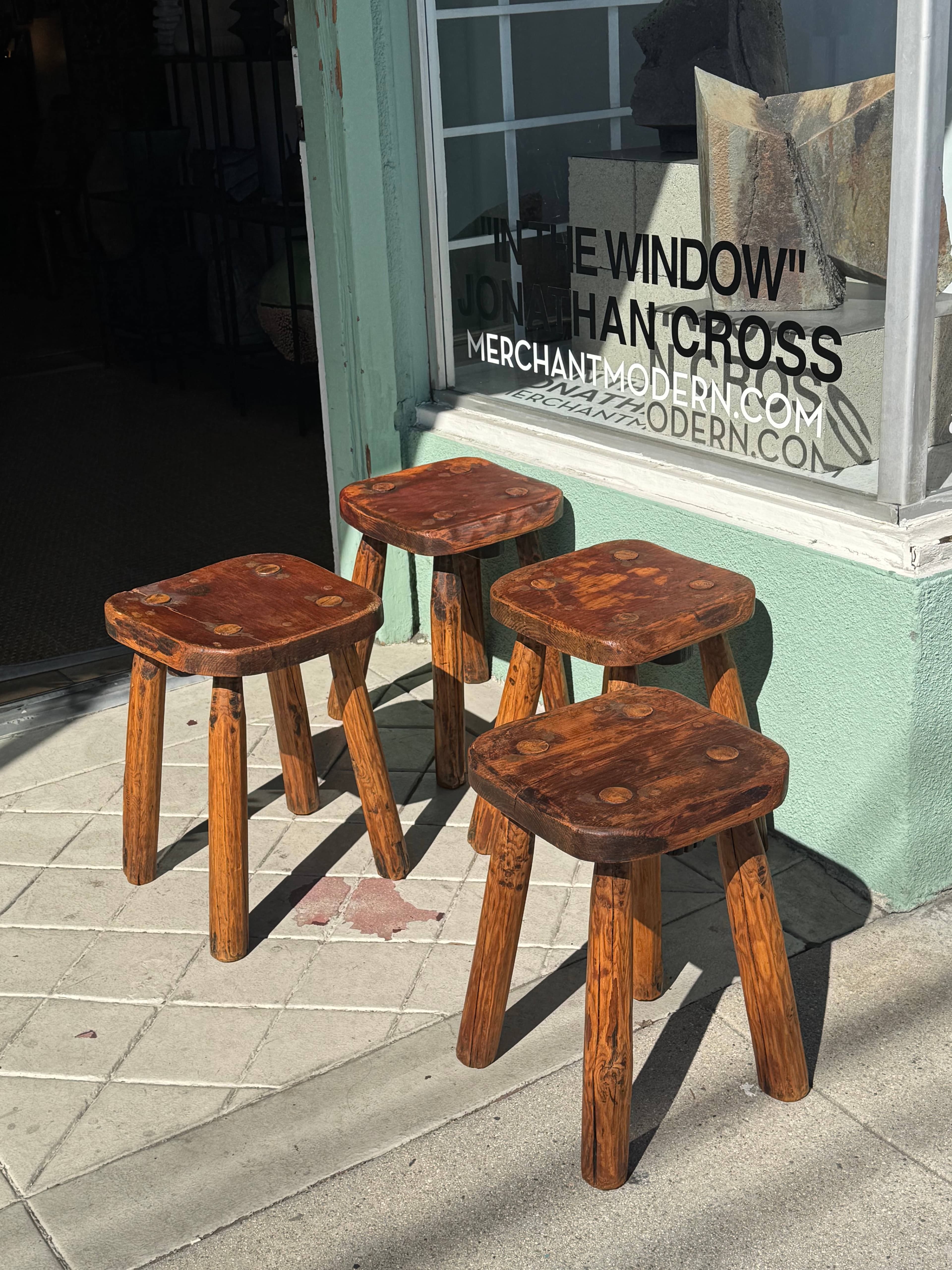 Primitive French Stools