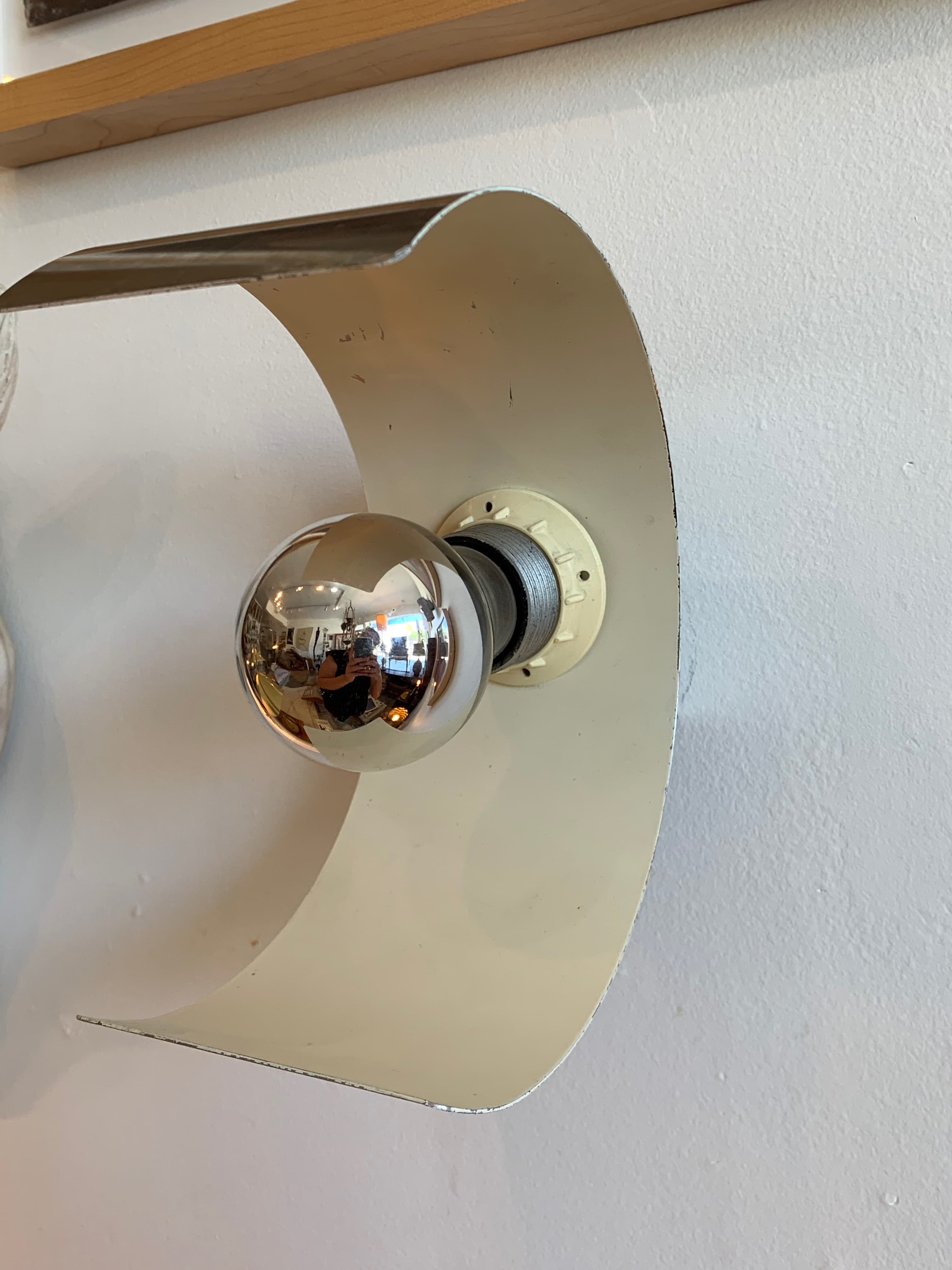 French 1950's Metal Sconce