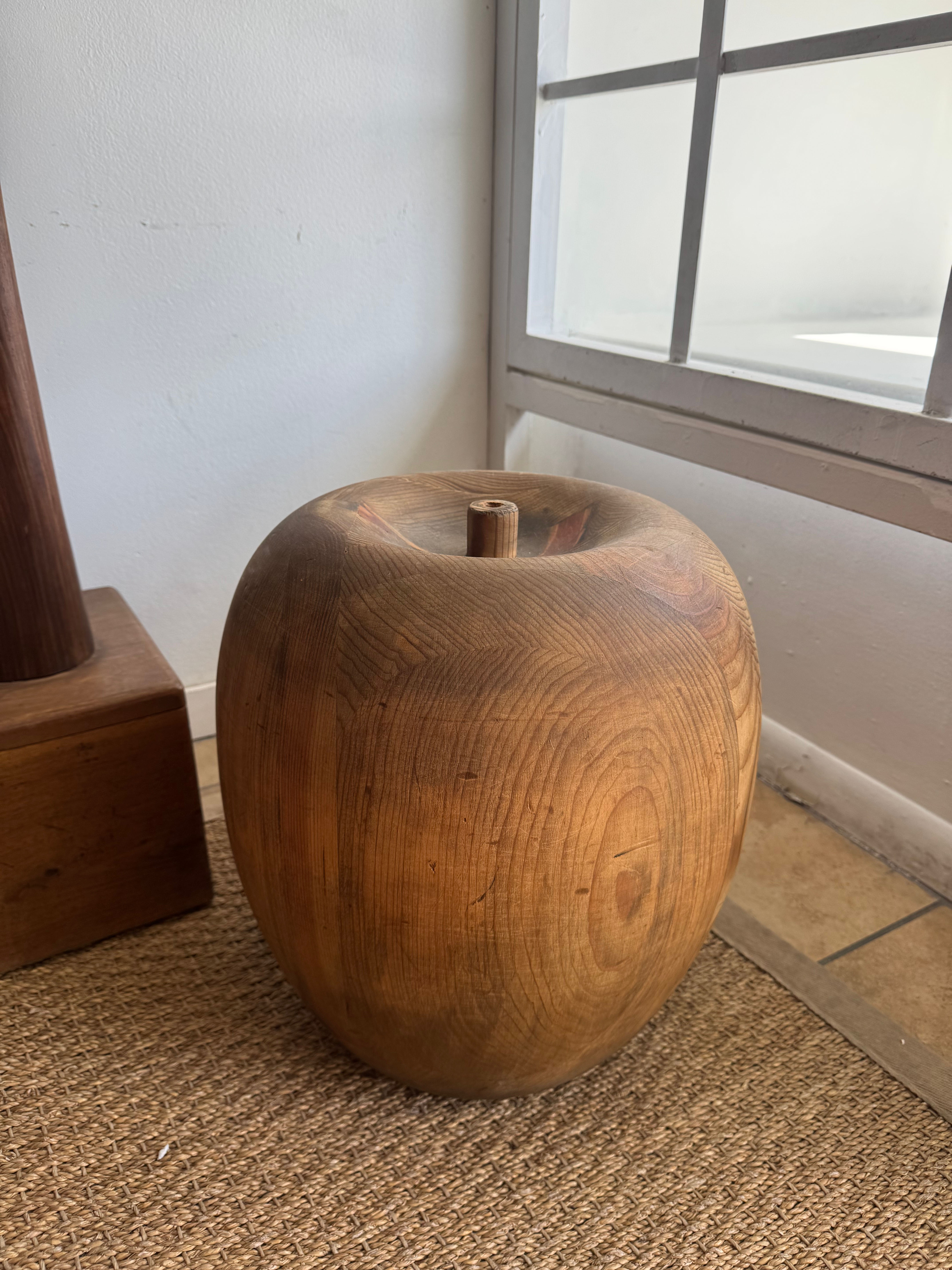 Vintage Wooden X-Large Sculpture