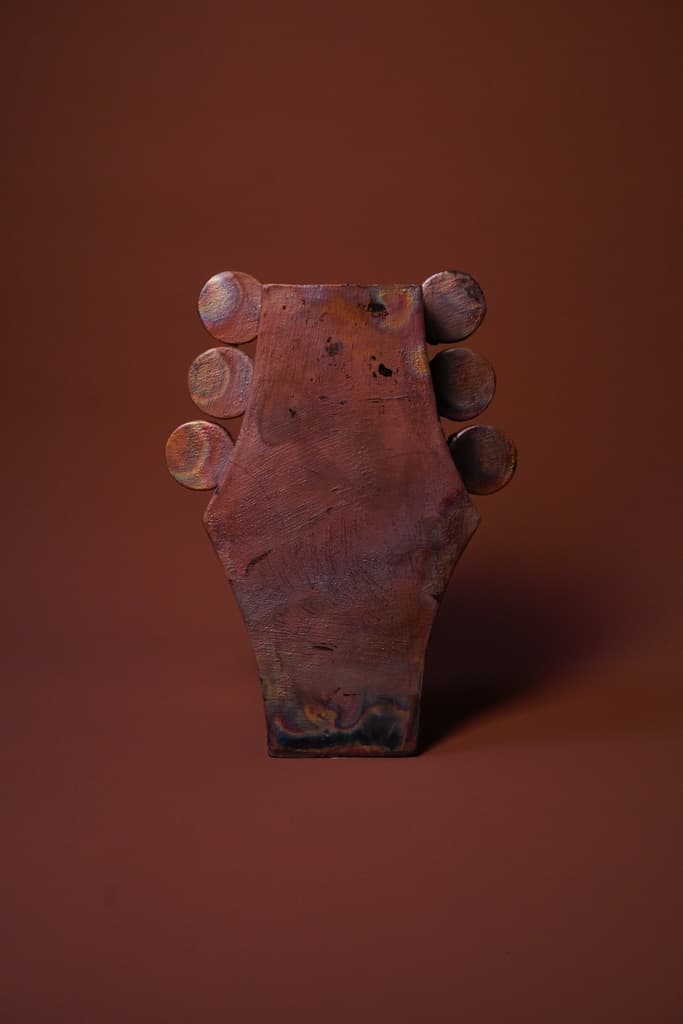 Raku Penny Vase