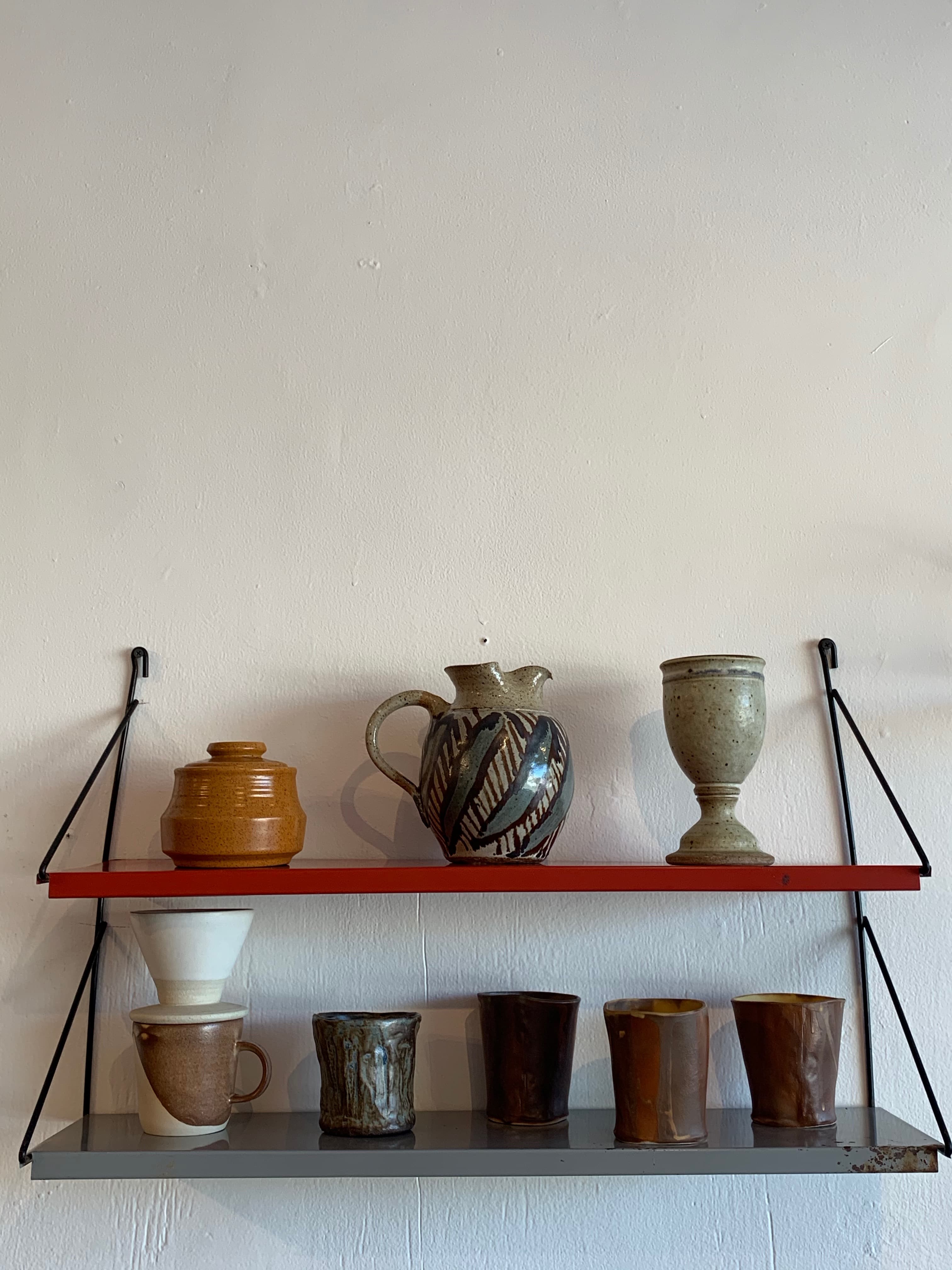 Industrial French String Shelves