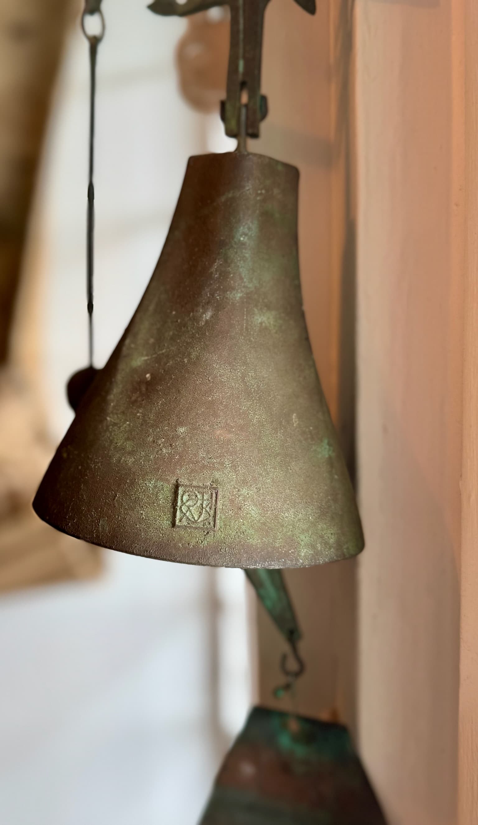 Vintage Arcosanti Iron Bell