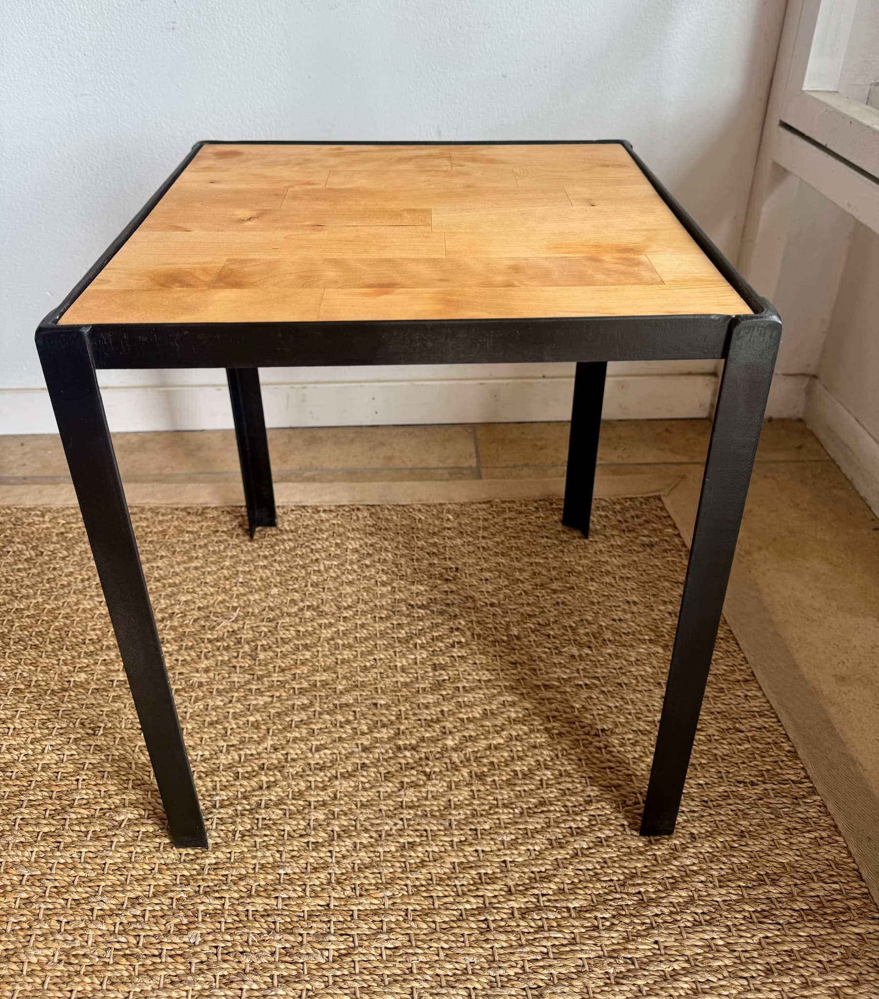 MCM Iron & Wood Side Table