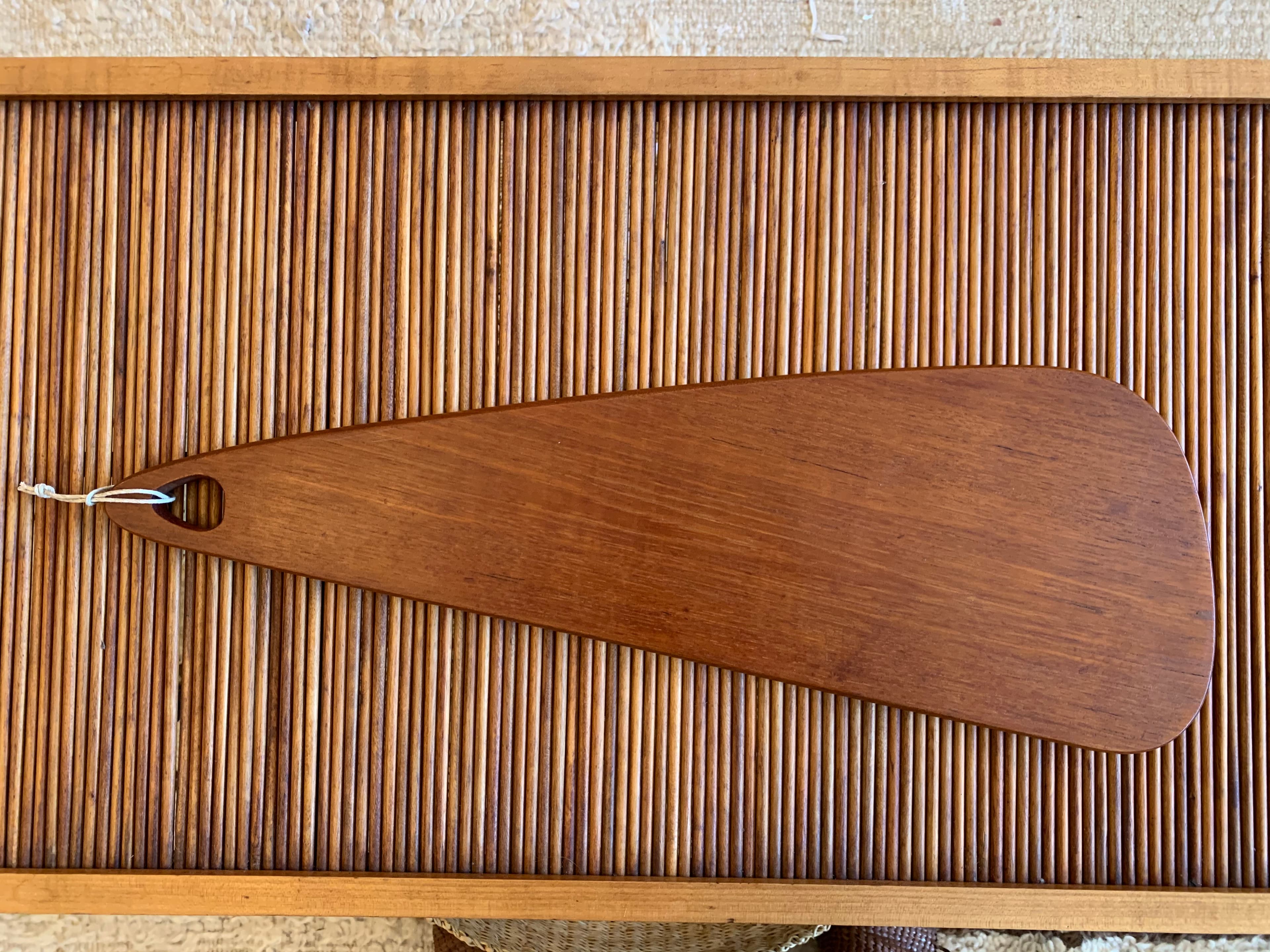 Teak ' Digsmed' Cutting Board - Signed