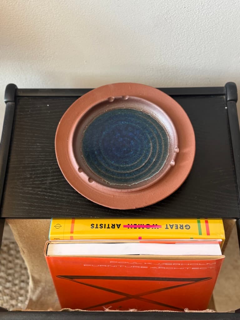 Large Blue Jon Pacini Ashtray