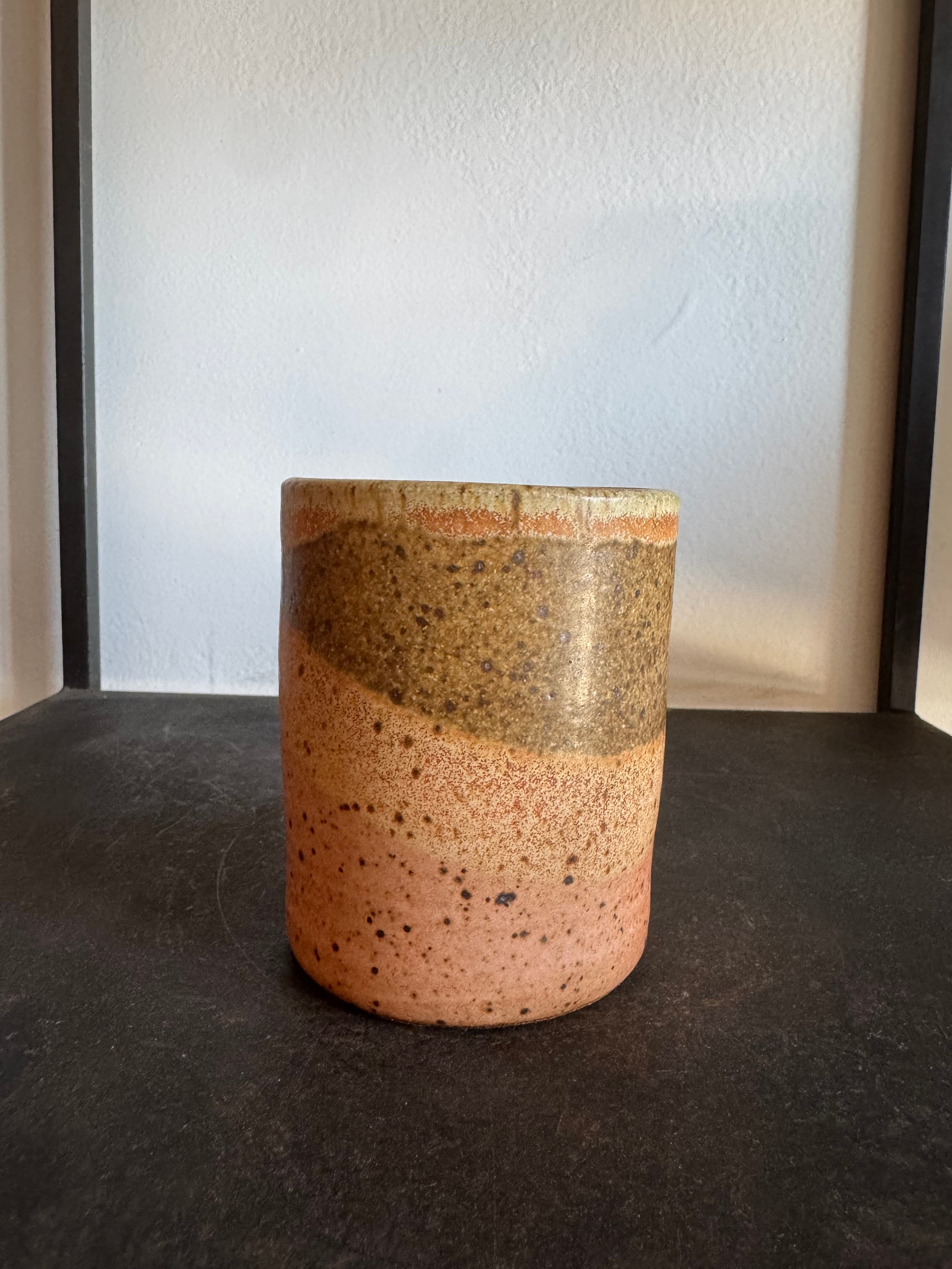 Pink/Brown Cylinder Cup