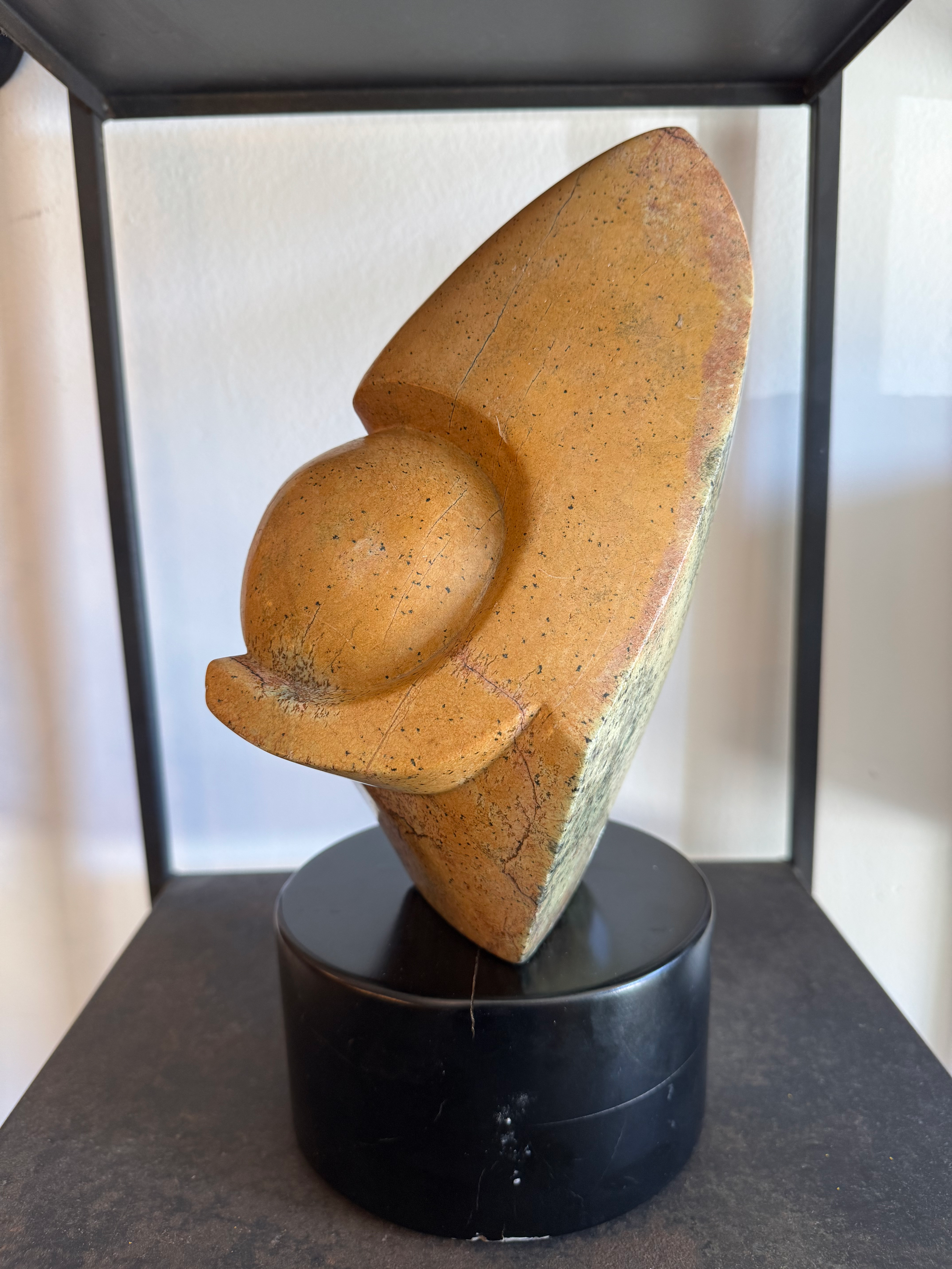 Abstract Biomorphic Marble Sculpture