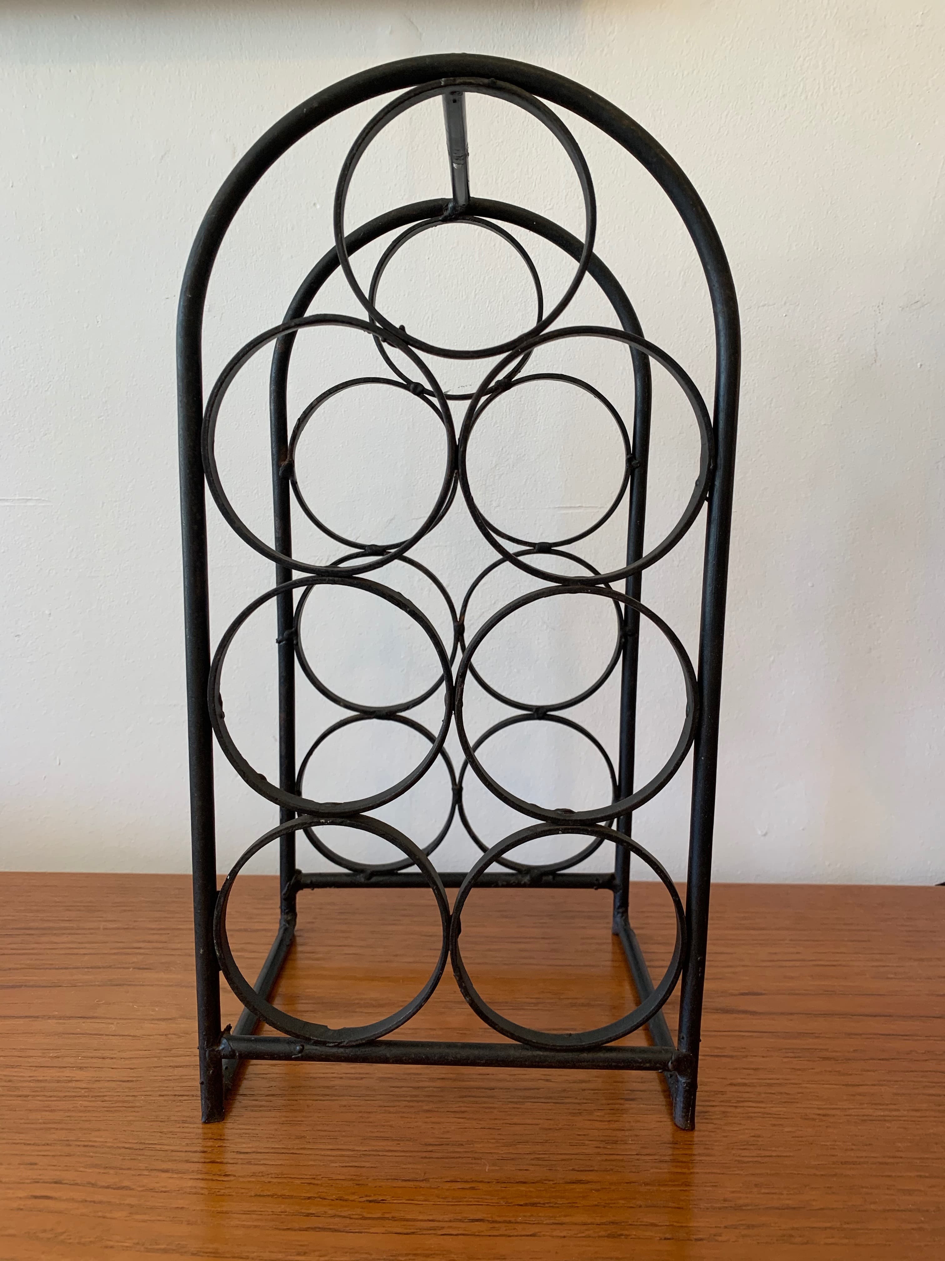 Iron Wine Rack - 7 Holder