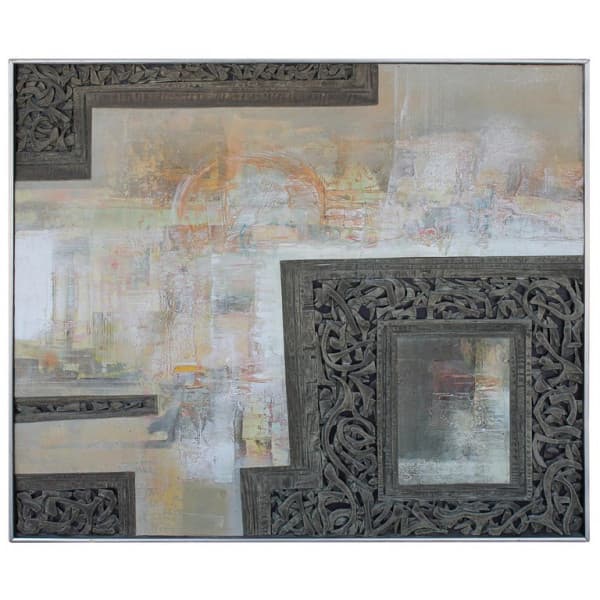 Mixed-Media Painting by Don Clausen (circa 1970s) | Ventura