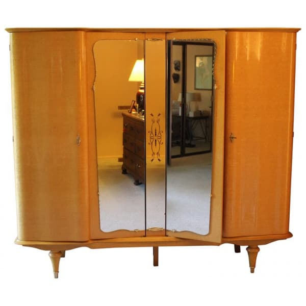 French Armoire, Birds-Eye Maple | Ventura