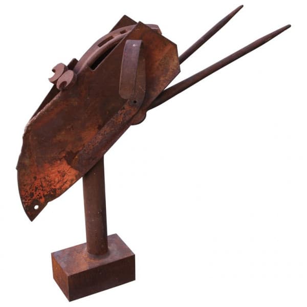 Contemporary Steel Brutalist Sculpture | Ventura
