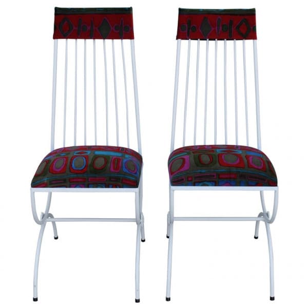 Pair of Patio Chairs with Jack Lenor Larsen Fabric | Ventura