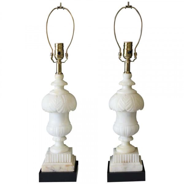 Pair of Alabaster Table Lamps | Ventura