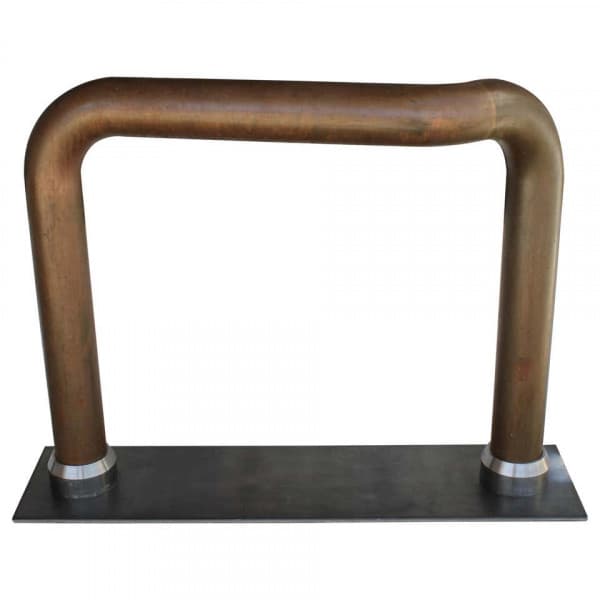 Copper and Steel Brutalist Sculpture | Ventura