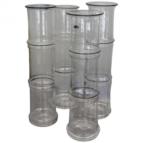 BLENKO Bamboo Glass Vases | Ventura