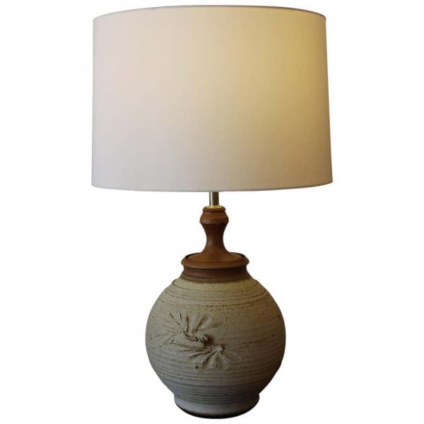 Stoneware Lamp by Bob Kinzie for Affiliated Craftsmen | Ventura