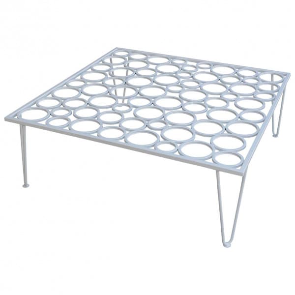Steel Coffee Table with Circles | Ventura