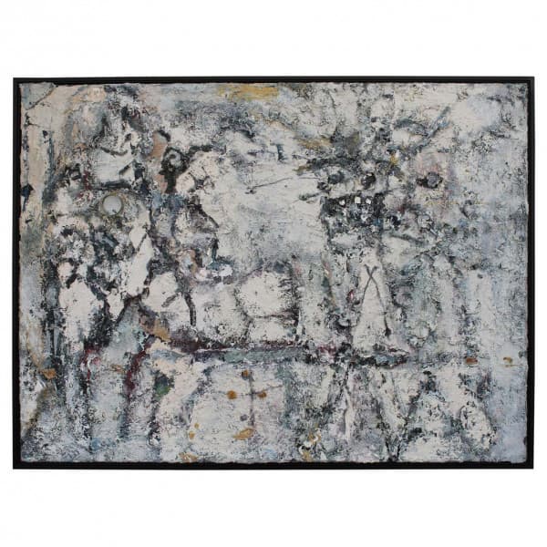 Abstract Outsider Art Oil Painting on Canvas (3) | Ventura