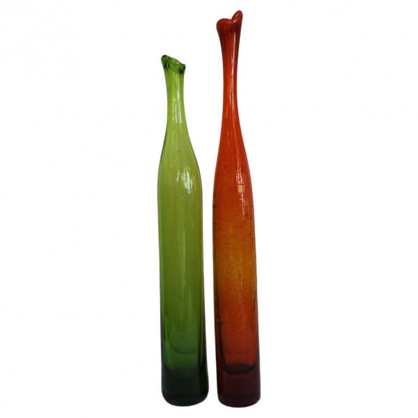 Pair of Vases by Joel Myers, Model No. 6427 for Blenko | Ventura