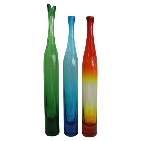 Three Vases by Joel Myers, Model No. 6427 for Blenko | Ventura
