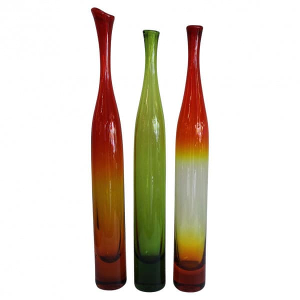 Three Vases by Joel Myers, Model No. 6427 for Blenko | Ventura