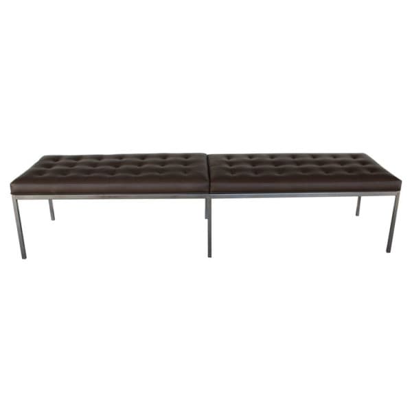 Florence Knoll Leather Bench, Knoll Associates Inc. | Ventura