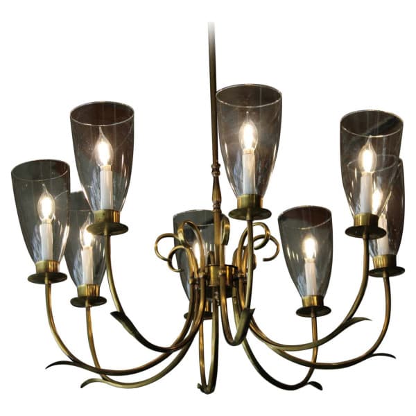 Brass Chandelier by Norman Grag, Manton, California | Ventura