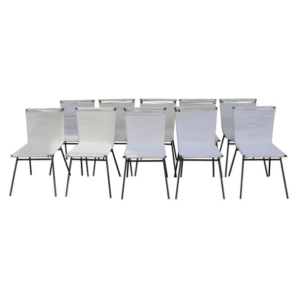 Set of Ten Patio Rope Chairs in the Style of Allan Gould | Ventura