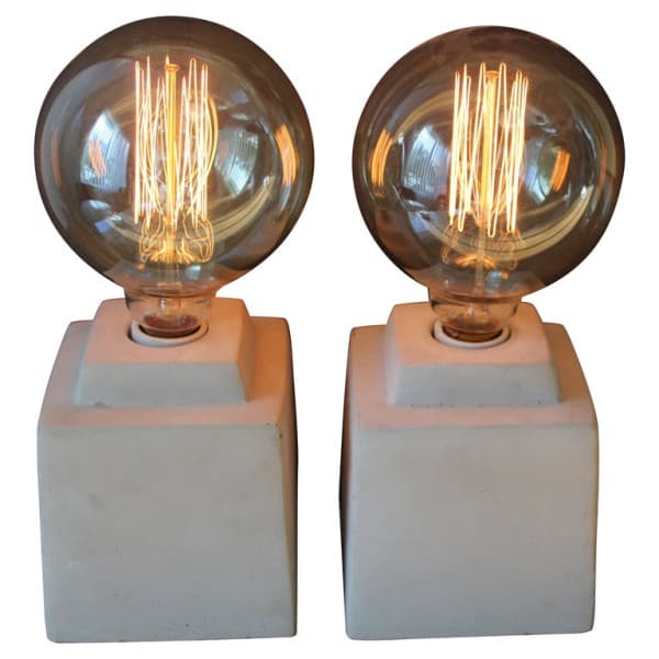 Pair of Custom Ceramic Lamps | Ventura