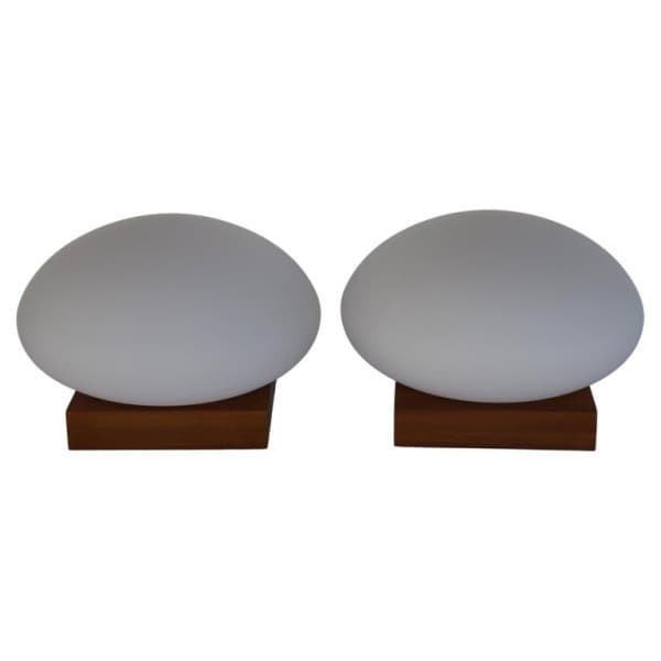 Pair of Mushroom Table Lamps (circa 2020) | Ventura